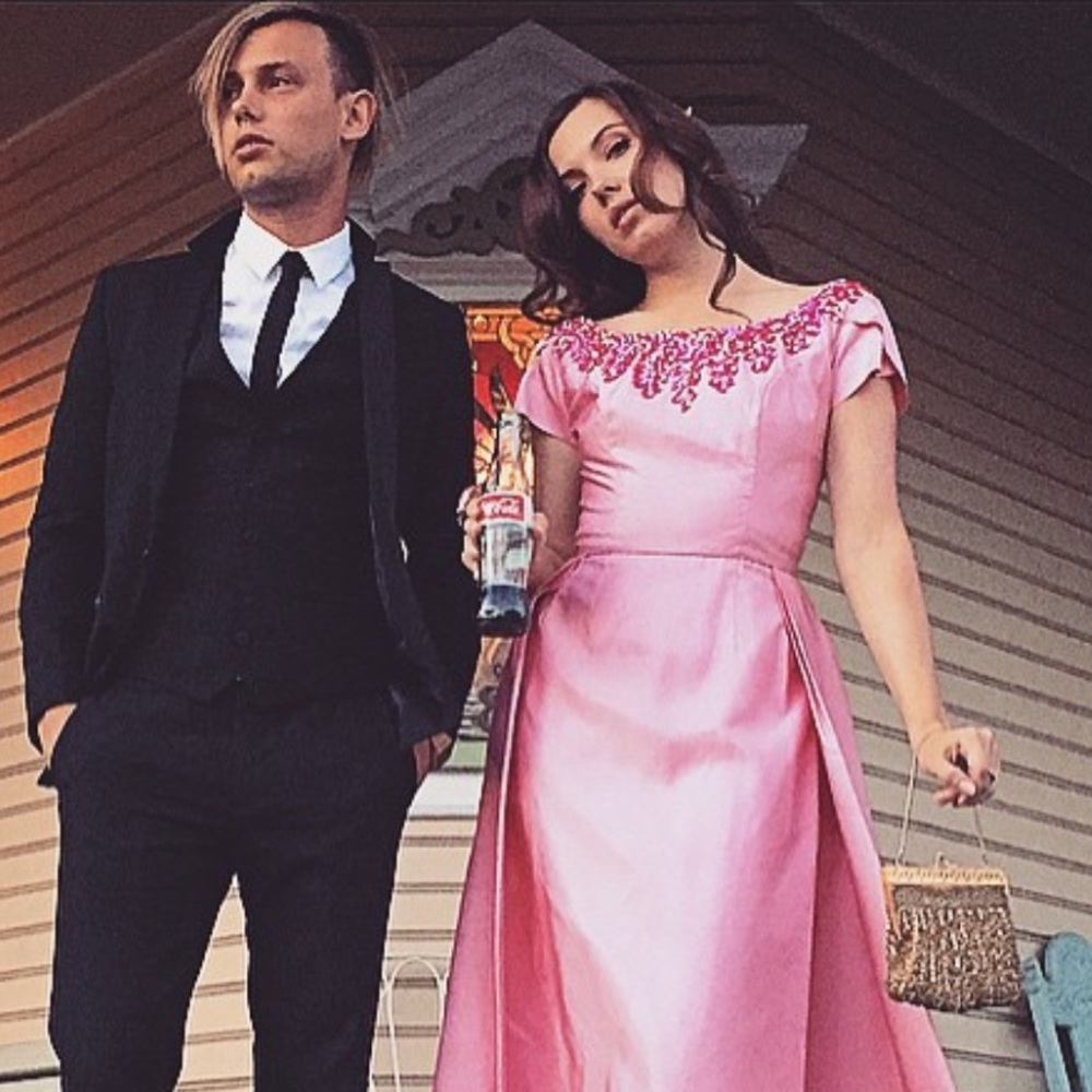 1960’s Iridescent Bubblegum Pink Gown